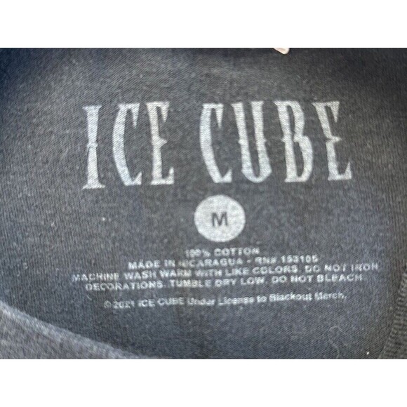 Ice Cube Lean TShirt Cadillac Impala Car Graphic Black Official Mens Size Medium - Picture 3 of 5
